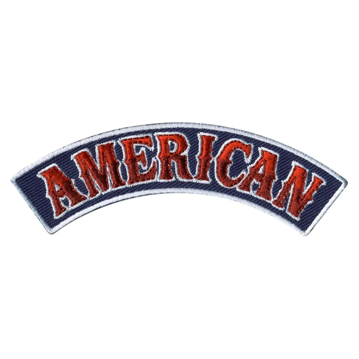 Breathable Hot Leathers American 4 X 1 Top Rocker Patch PPM4108 Lightweight