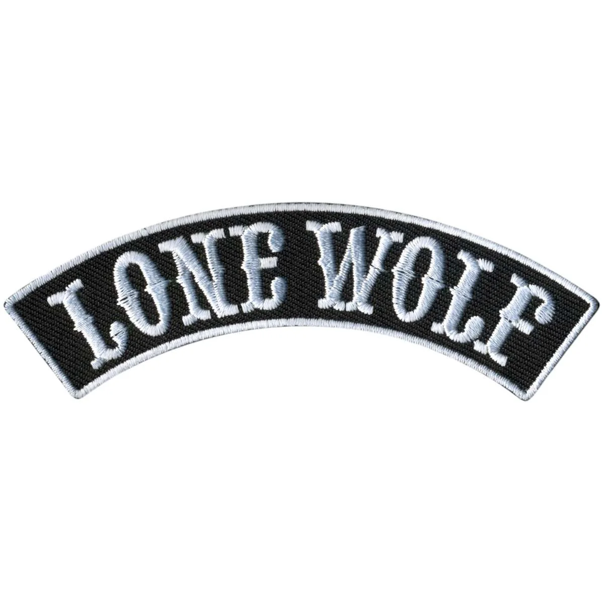 Easy-to-Use Hot Leathers Lone Wolf 4 X 1 Top Rocker Patch PPM4144 Optimized
