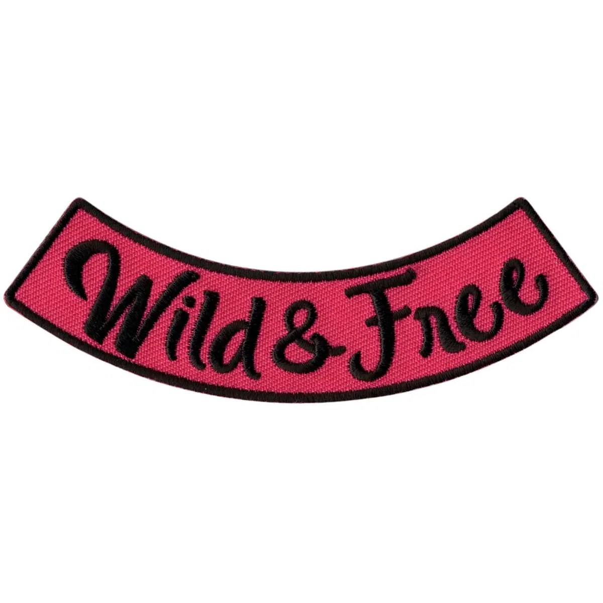 Contemporary Hot Leathers Wild 4 X 1 Bottom Rocker Patch PPM5212 Fashionable