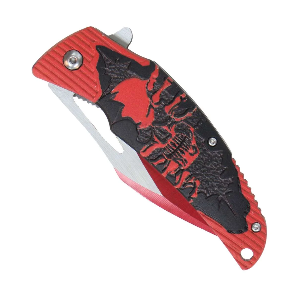 First-Class Hot Leathers Wild Red Skull Knife KNA1145 Official