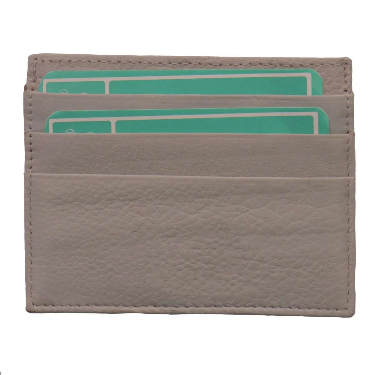 Fine Hot Leathers Grey Credit Card Holding Wallet WLD1025 Relaxed