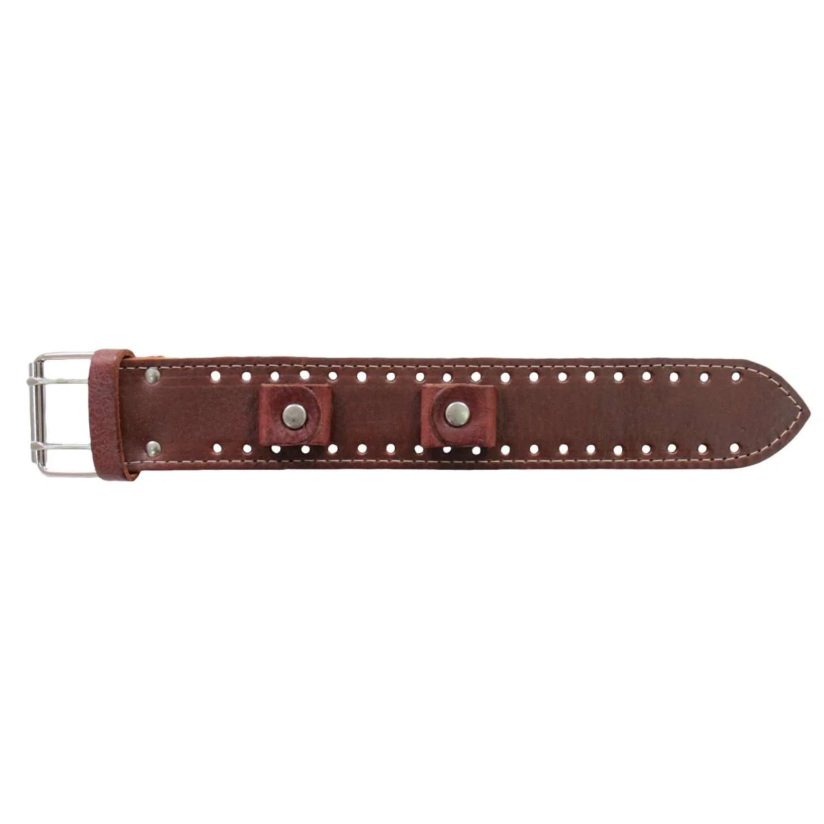 Quality Hot Leathers 1.5 Brown with Contrast Stitch Watch Band WTB1022 Eco-Friendly