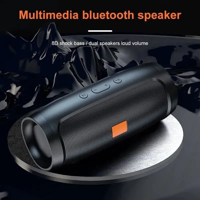 Contemporary Bluetooth Speaker Dual Speaker Stereo Outdoor TF USB Playback FM Voice Broadcasting Portable Subwoofer 50 Wireless Speaker Detailed