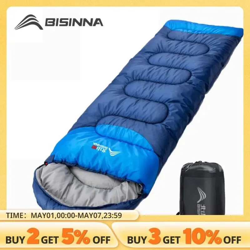 Selected Ultralight Waterproof Cotton Sleeping Bag – Winter Envelope Splicing Bag 1.5kg 1.8kg 2.3kg Elite