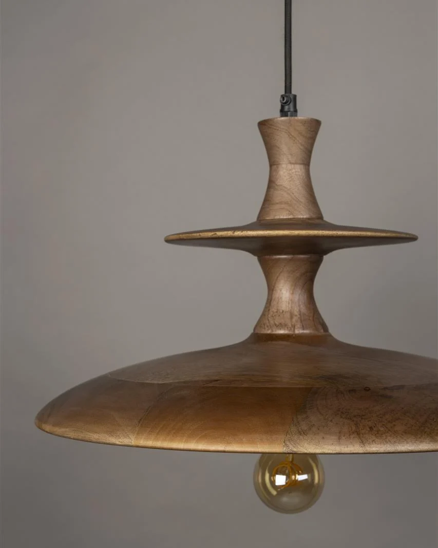 Long-Lasting Pendant Light Cath Walnut- Large World-Class