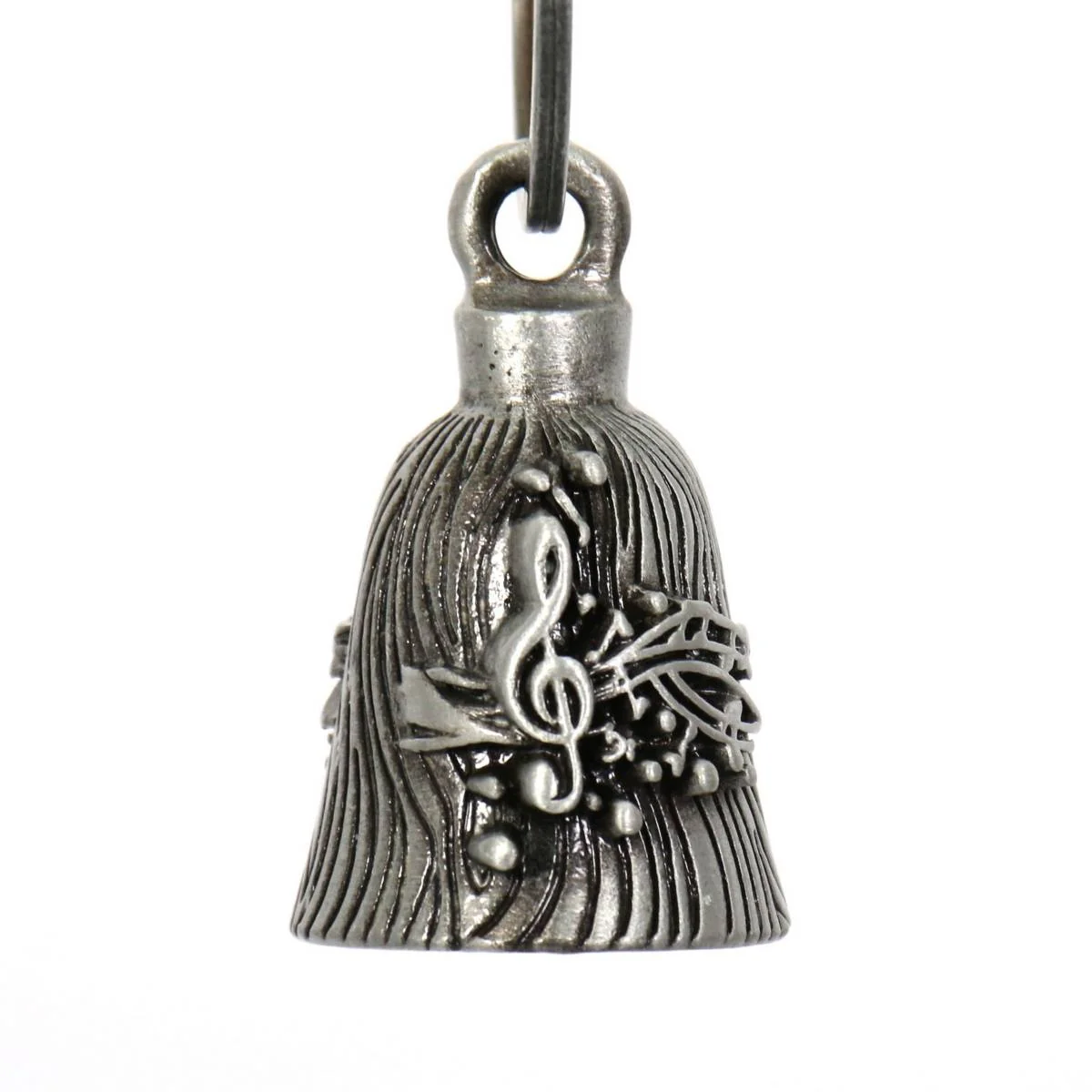 Organic Milwaukee Leather MLB9010 ‘Music Notes’ Motorcycle Good Luck Bell Key Chain Accessory for Bikers Sophisticated