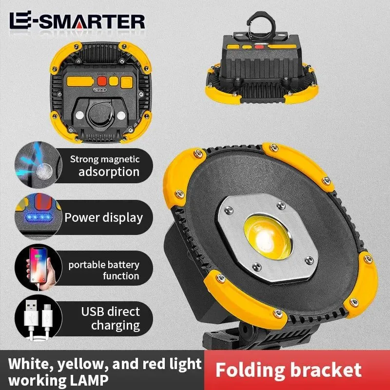 Pure COB Rechargeable Multi-function Lantern – Portable LED Flashlight Pocket Work Light with Bottle Opener Traditional