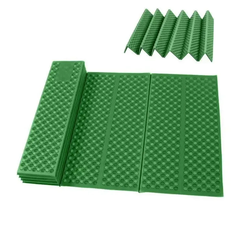Green Backpacking Sleeping Pad – Insulated Waterproof TPU Nylon Foam Mat 183×60cm for Camping Picnics Lightweight