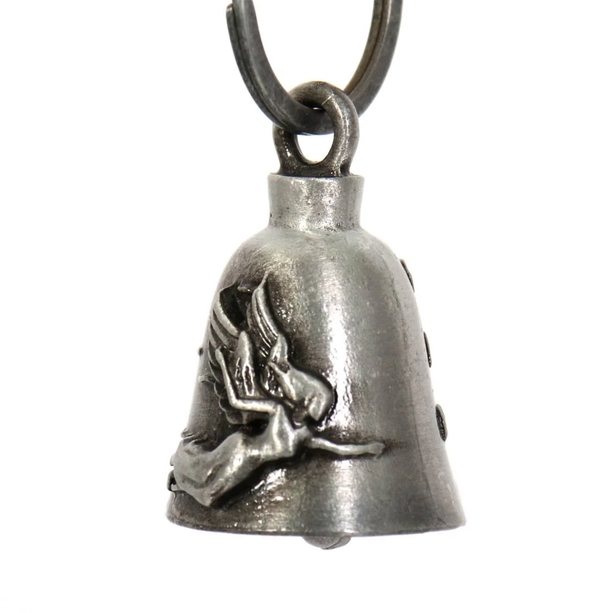 User-Friendly Milwaukee Leather MLB9014 ‘Ride Safely’ Motorcycle Good Luck Bell Key Chain Accessory for Bikers Detailed