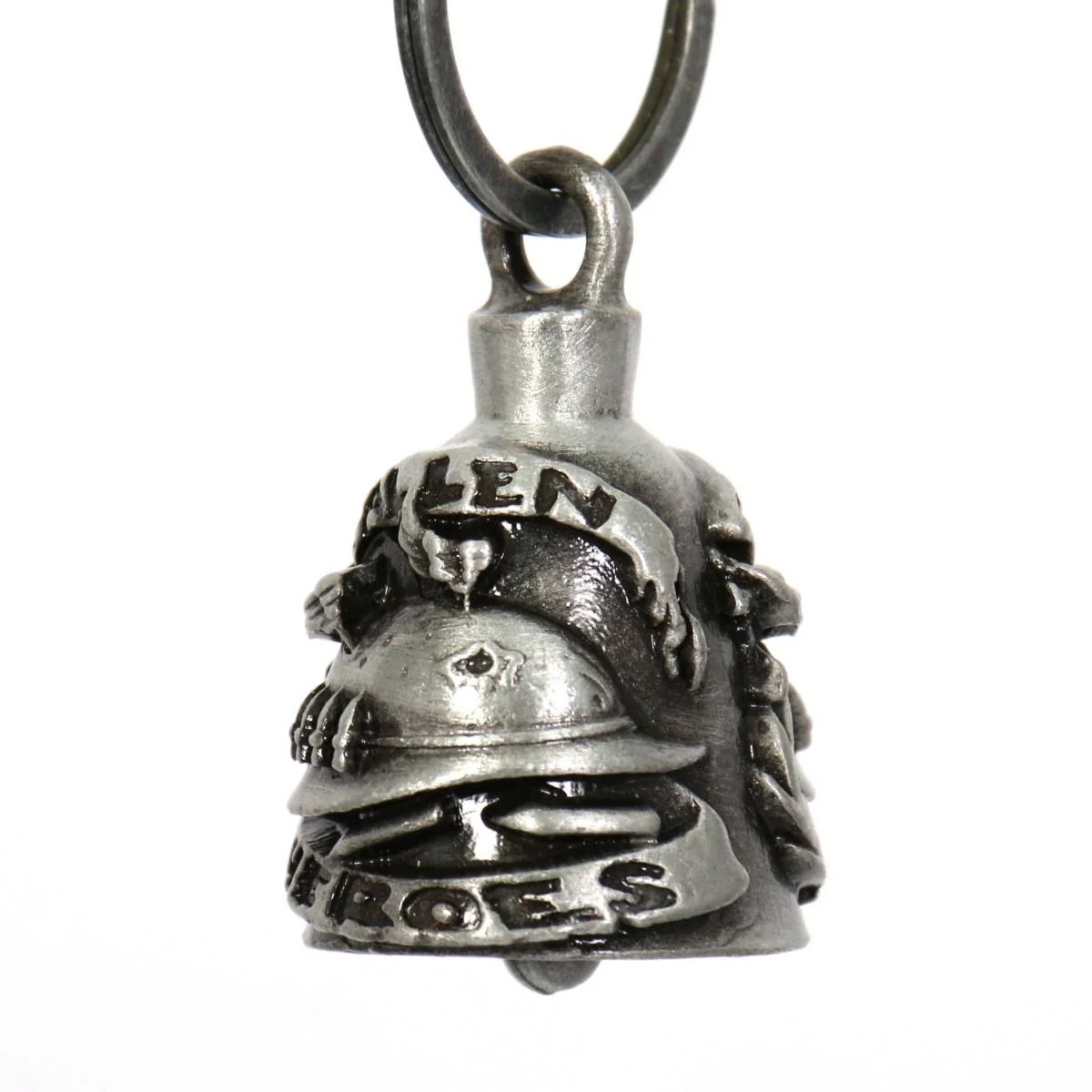 Efficient Milwaukee Leather MLB9016 ‘Fallen Hero’ Motorcycle Good Luck Bell Key Chain Accessory for Bikers Sustainable