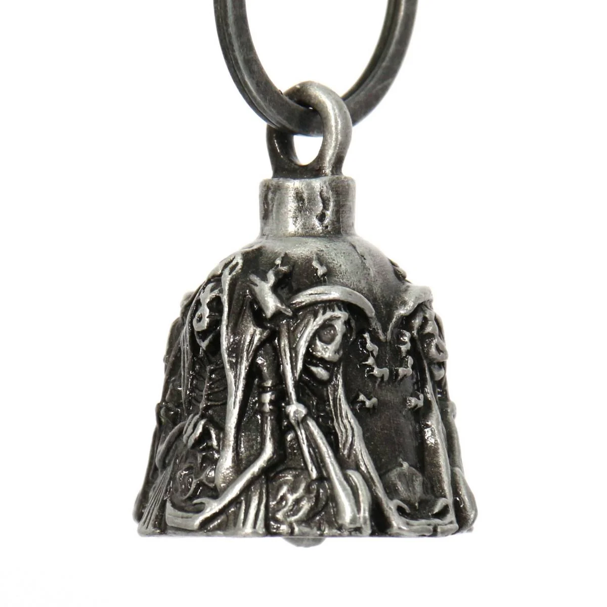 Trendy Milwaukee Leather MLB9047 ‘Grim Reapers’ Motorcycle Good Luck Bell Key Chain Accessory for Bikers Carefully Designed