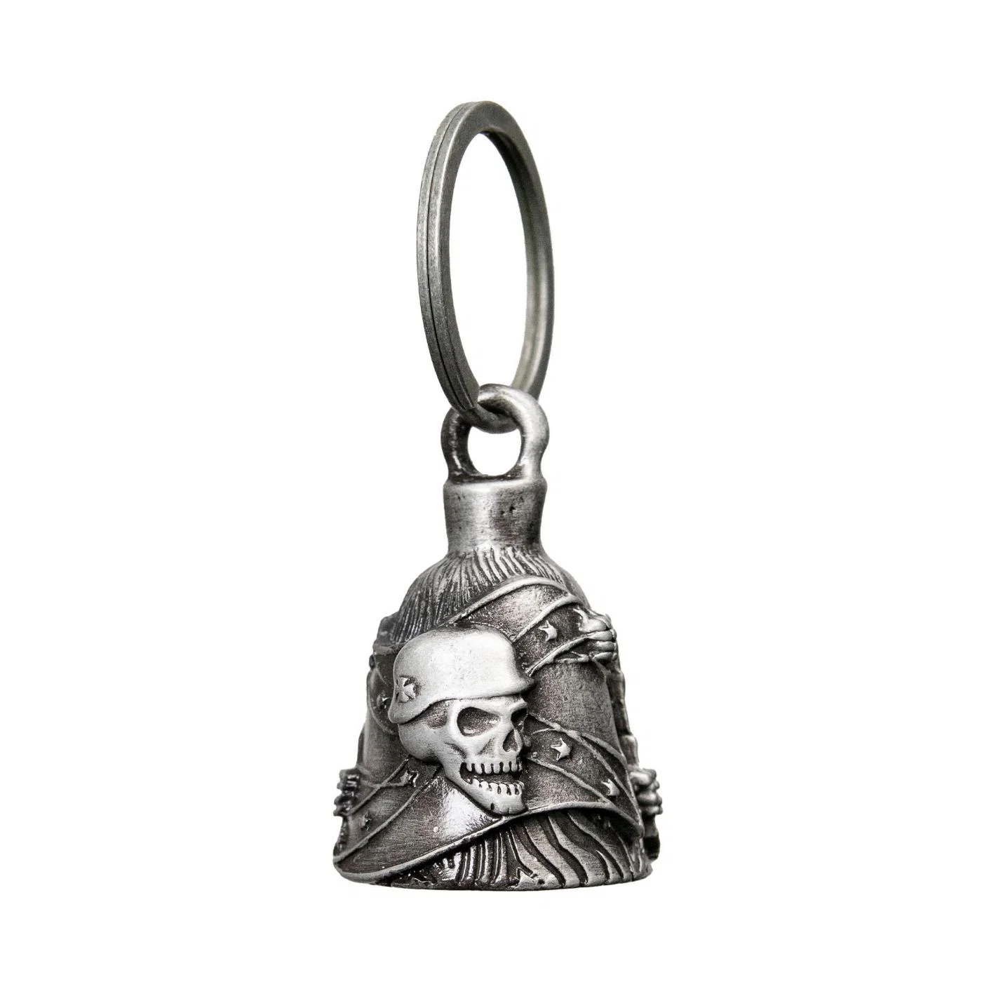 Efficient Milwaukee Leather MLB9045 ‘Helmet Skull’ Motorcycle Good Luck Bell Key Chain Accessory for Bikers Sustainable
