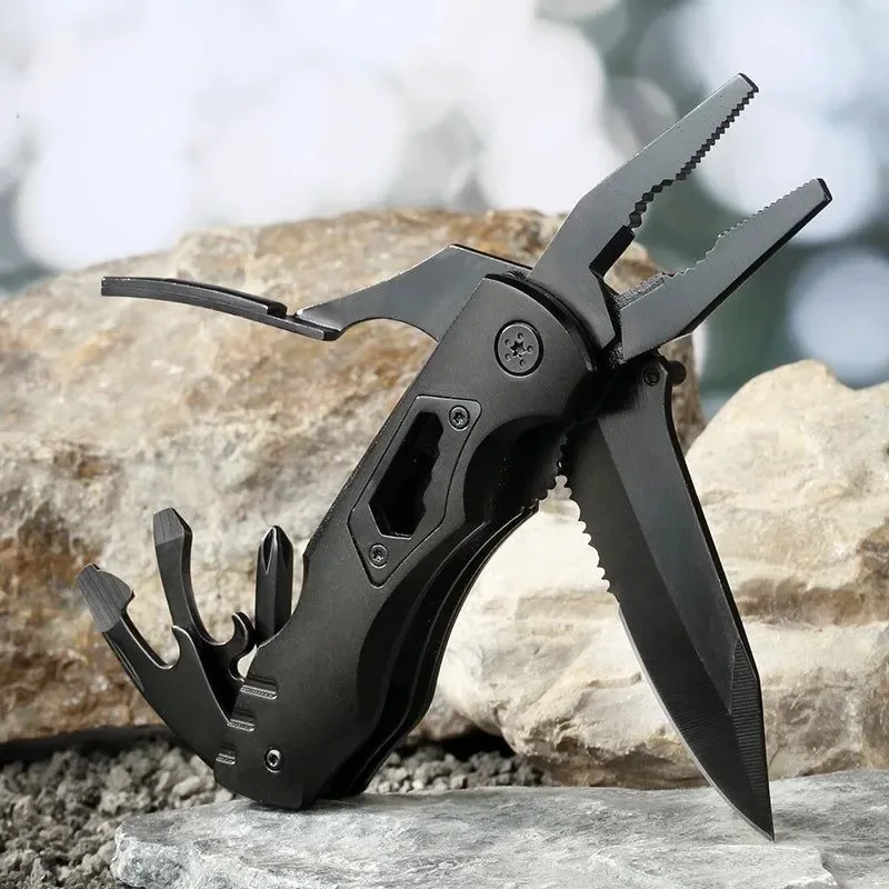 Easy-to-Use Portable Folding Multi-Purpose Mini Pliers – Combination Knife and Wire Cutter for Outdoor Emergency and EDC Selected