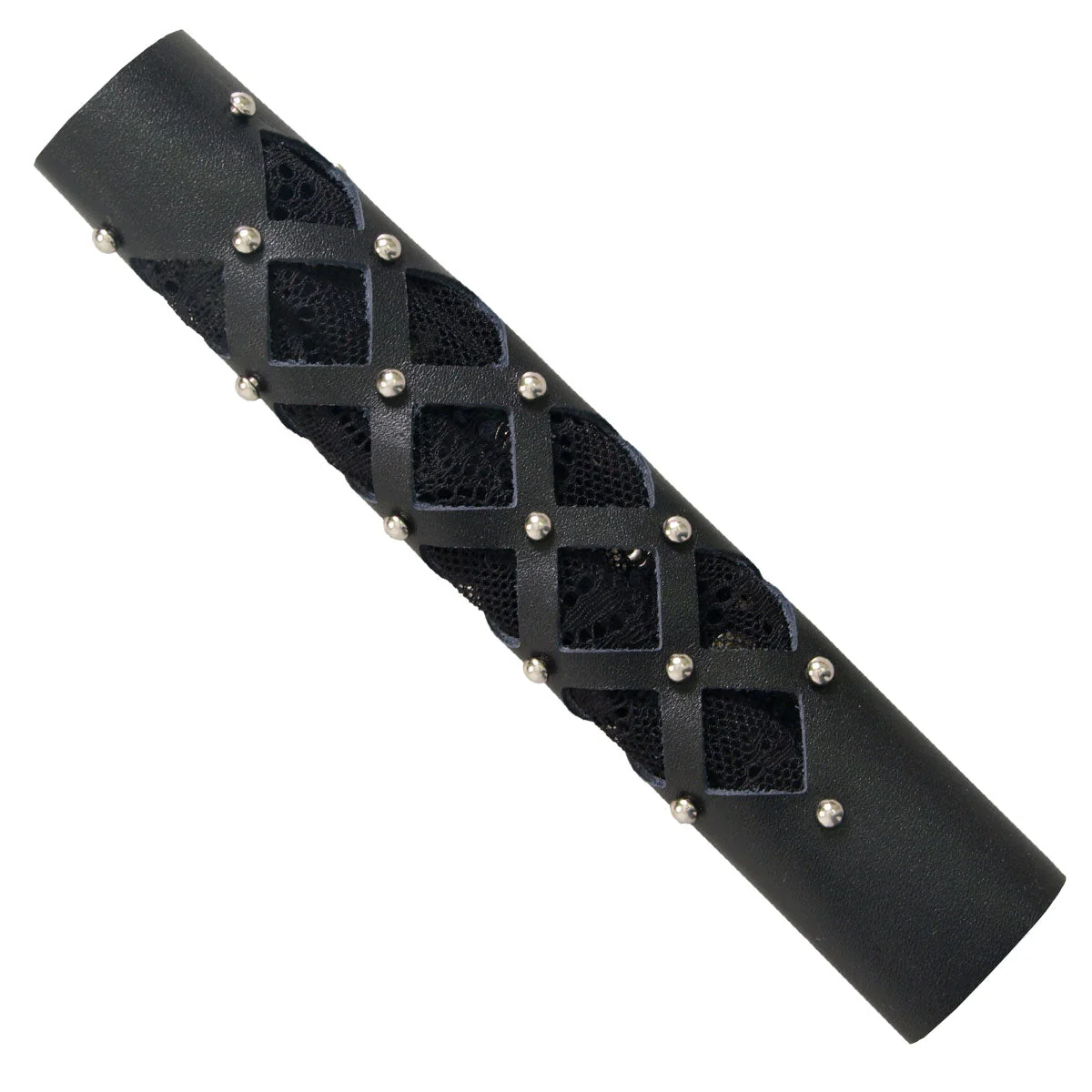 Easy-to-Use Hot Leathers HRG2011 Leather with Cut Out Lace Hair Glove HRG2011 Exclusive