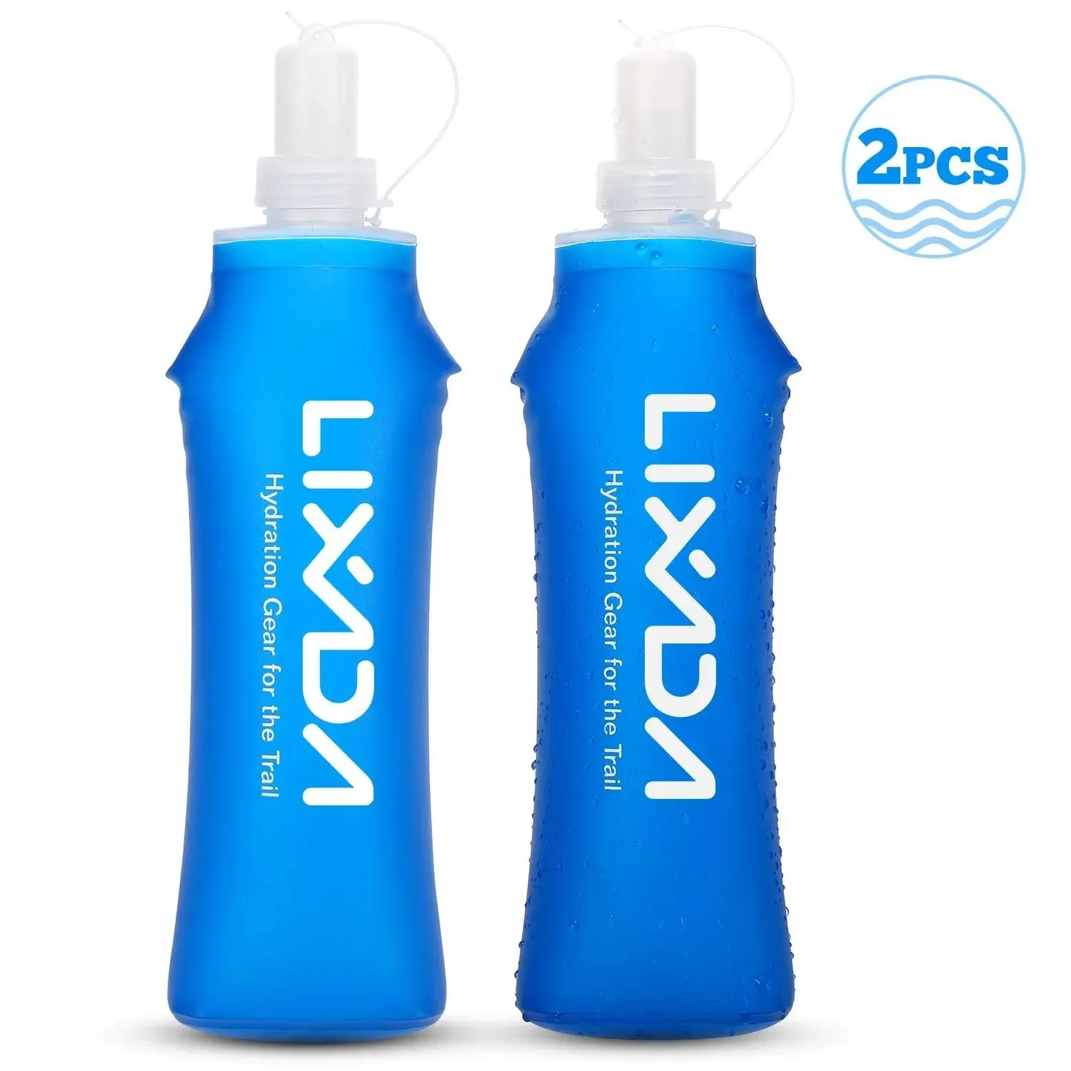 Premium 500ml Outdoor Sport Soft Water Bottle Folding TPU Soft Flask for Camping Running Cycling Comfortable