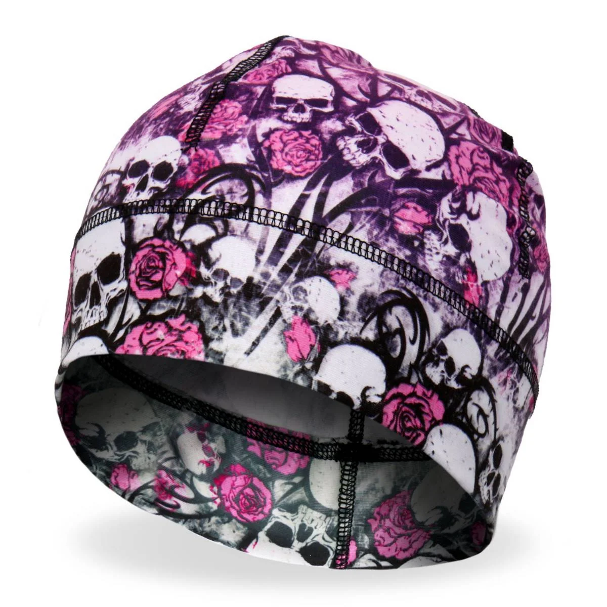 Original Hot Leathers Skull Bouquet Helmet Liner KHC4010 Classic