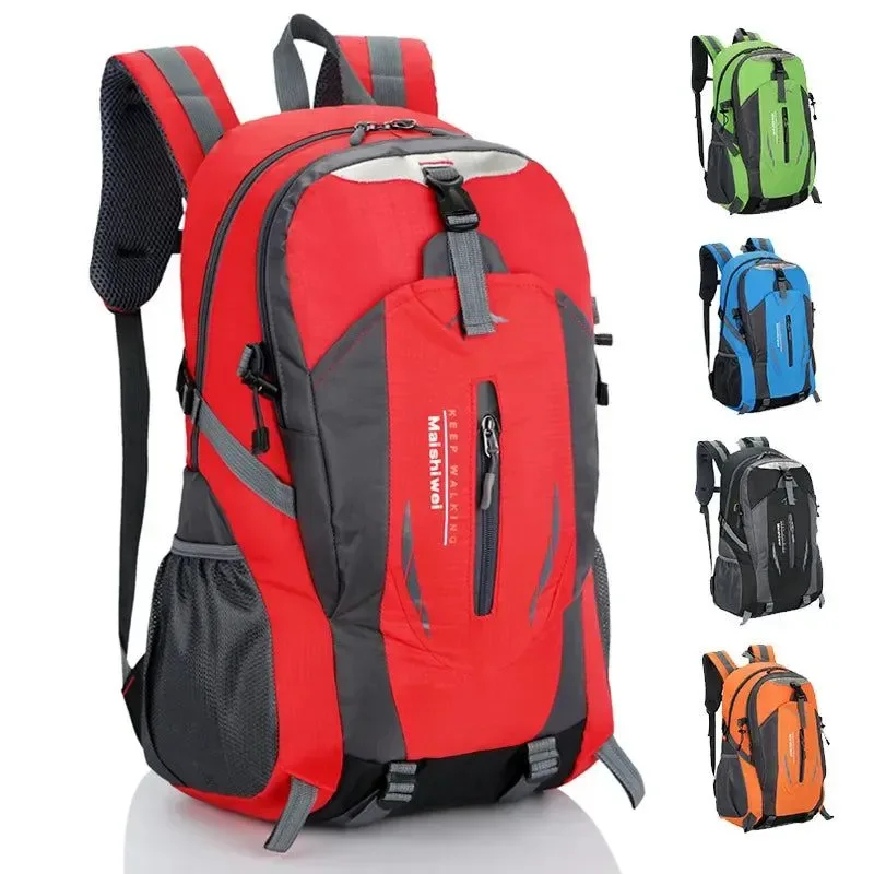Sustainable Outdoor Mountaineering and Cycling Backpack – Unisex Sports and Travel Backpack for Men and Women Functional