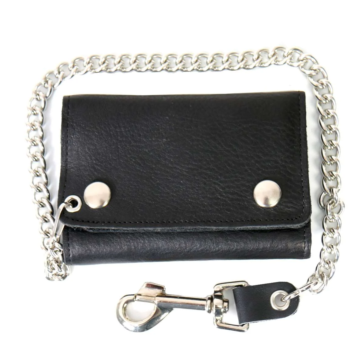 Easy-to-Use Hot Leathers Extra Wide Wallet w Lobster Claw Clip Fast