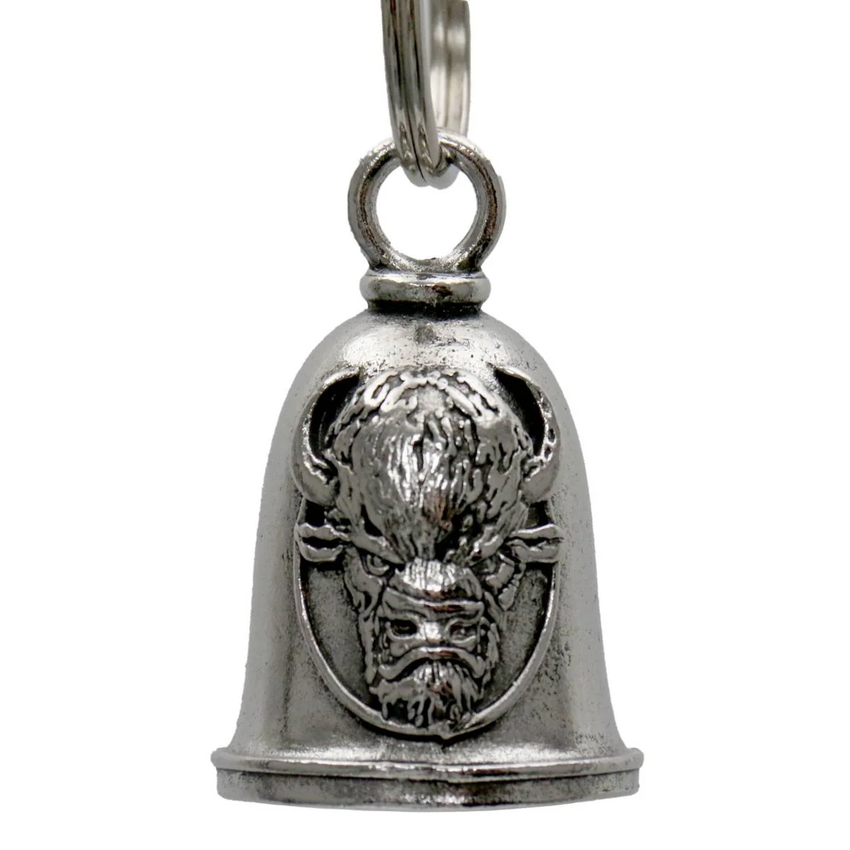 Contemporary Milwaukee Leather MLB9081 Buffalo Crazy Motorcycle Good Luck Bell w Key Ring-Key Chain Accessory for Bikers Safe