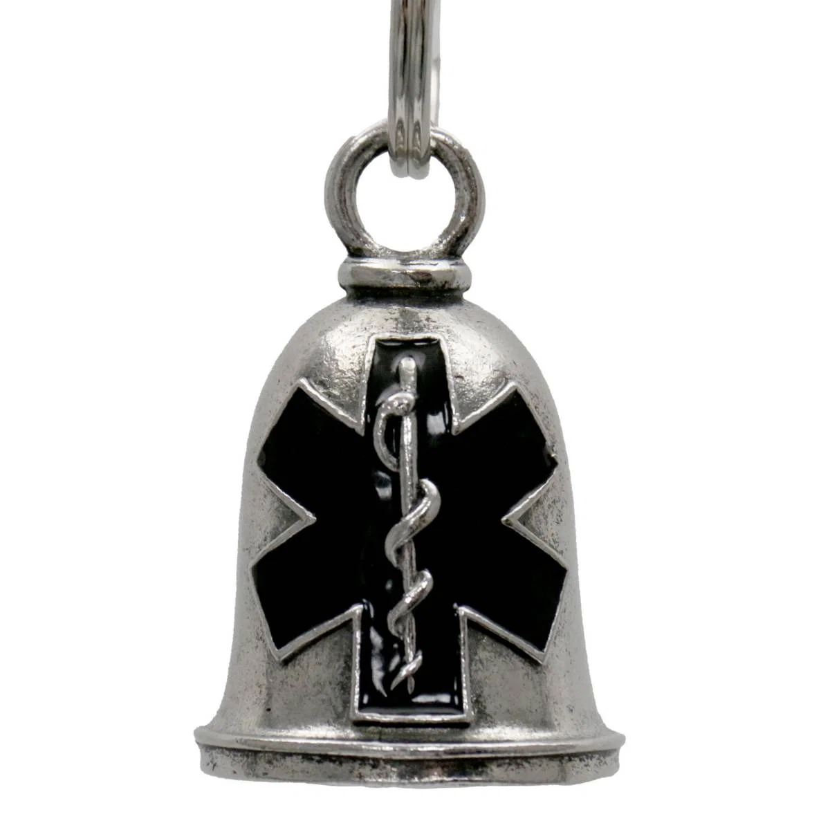 Outstanding Milwaukee Leather MLB9060 EMT Nurse Motorcycle Good Luck Bell w Key Ring-Key Chain Accessory for Bikers Sophisticated