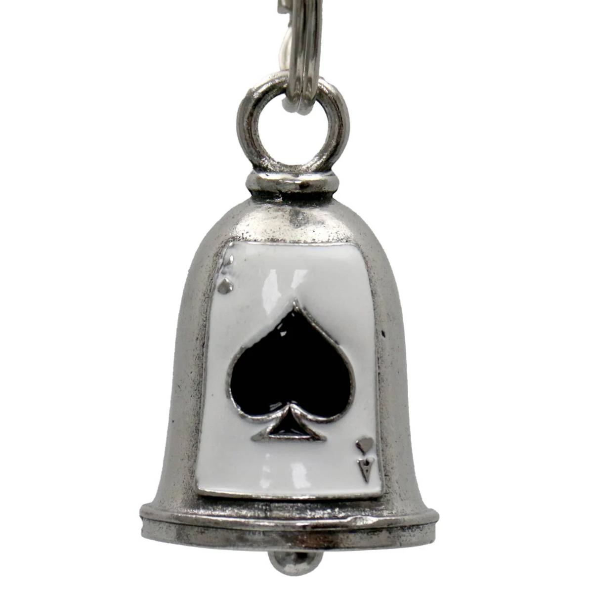 Soft Milwaukee Leather MLB9065 Ace Motorcycle Good Luck Bell w Key Ring-Key Chain Accessory for Bikers Effective
