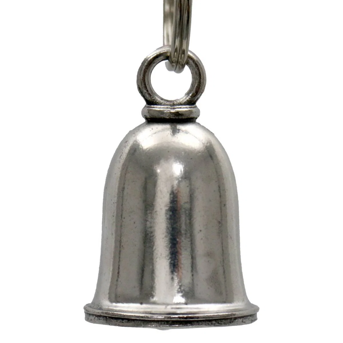 Green Milwaukee Leather MLB9057 Plain Motorcycle Good Luck Bell w Key Ring-Key Chain Accessory for Bikers Versatile