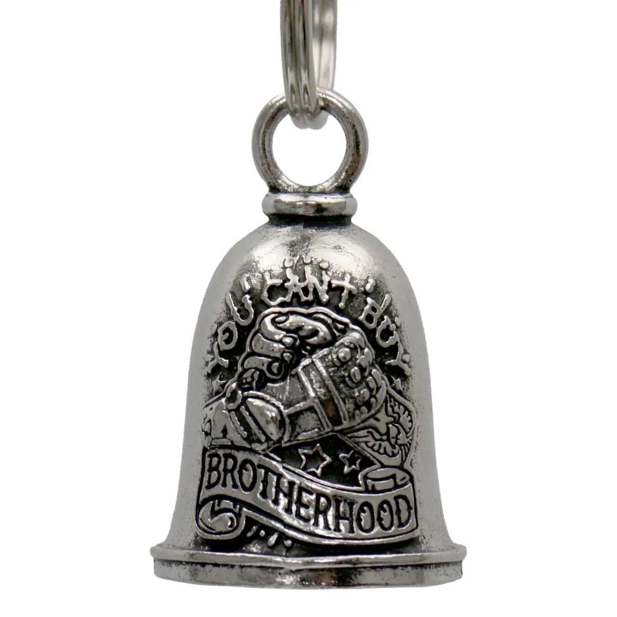 Soft Milwaukee Leather MLB9080 Bro Shake Motorcycle Good Luck Bell w Key Ring-Key Chain Accessory for Bikers Unique