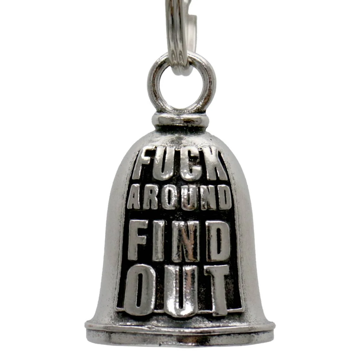 Innovative Milwaukee Leather MLB9104 F Around Motorcycle Good Luck Bell w Key Ring-Key Chain Accessory for Bikers Relaxed