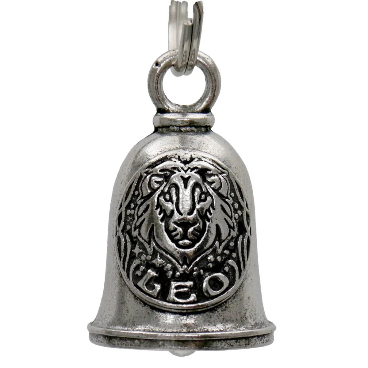 Elegant Milwaukee Leather MLB9160 Zodiac Leo Motorcycle Good Luck Bell w Key Ring-Key Chain Accessory for Bikers Artisan