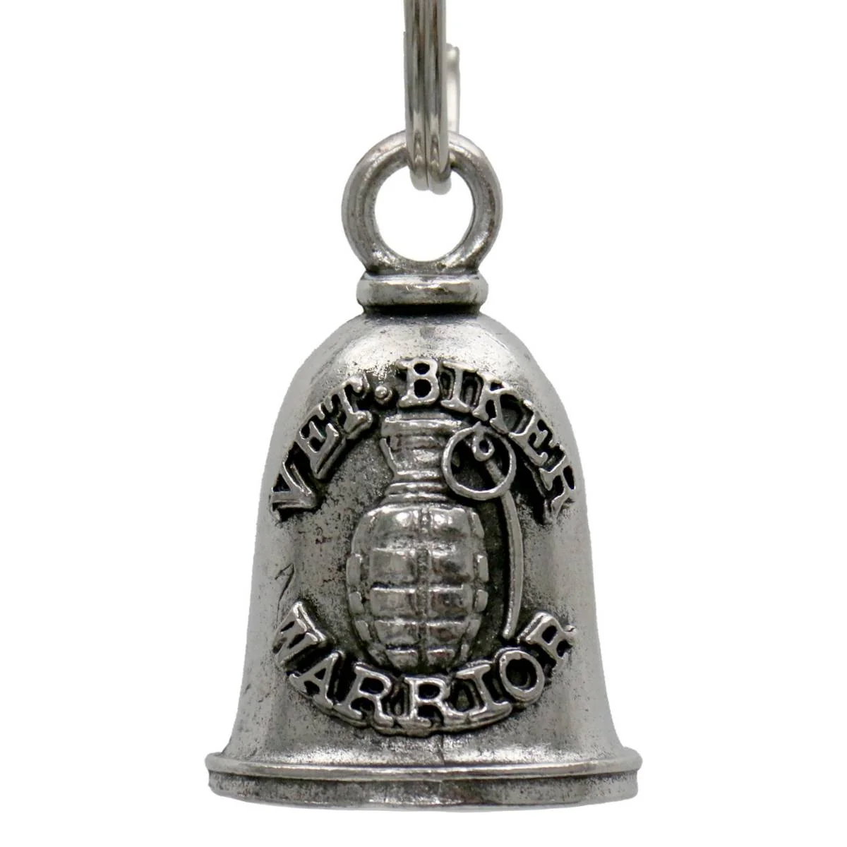 Classic Milwaukee Leather MLB9148 Vet Biker Motorcycle Good Luck Bell w Key Ring-Key Chain Accessory for Bikers Superior