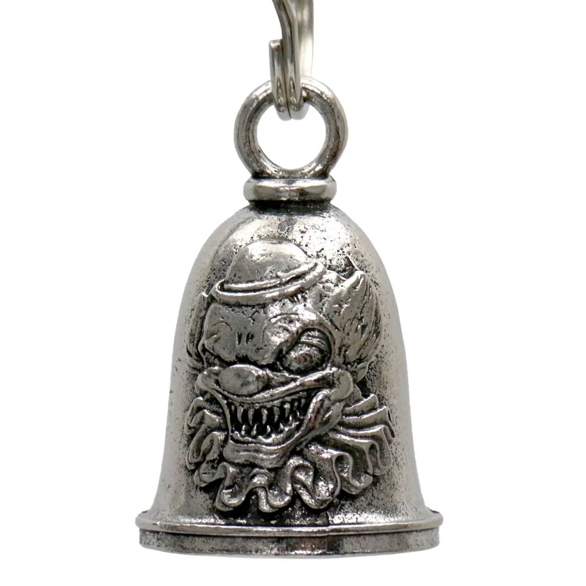 Optimized Milwaukee Leather MLB9113 Killa Clown Motorcycle Good Luck Bell w Key Ring-Key Chain Accessory for Bikers Natural