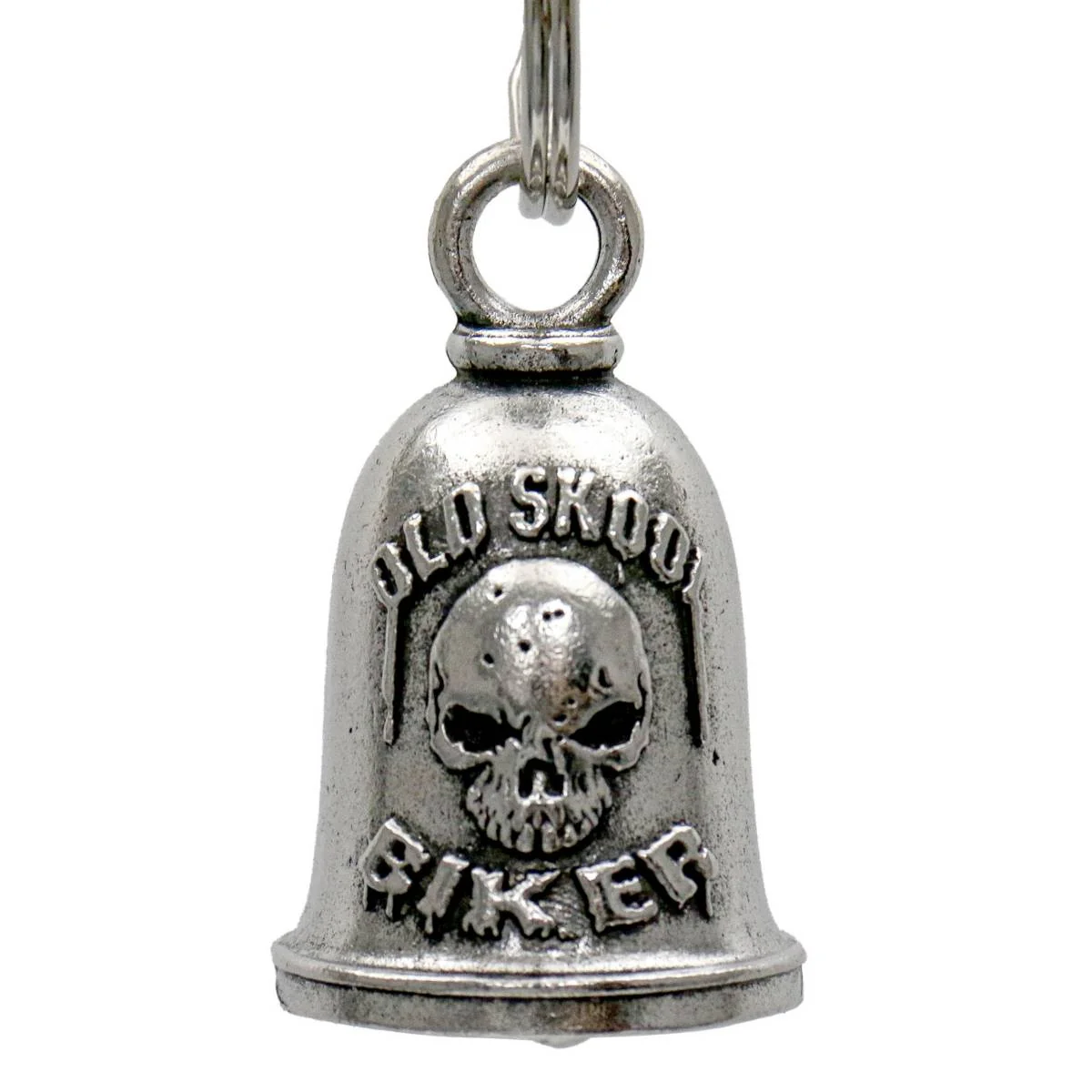 Premium Milwaukee Leather MLB9126 Old School Biker Motorcycle Good Luck Bell w Key Ring-Key Chain Accessory for Bikers Environmentally Friendly