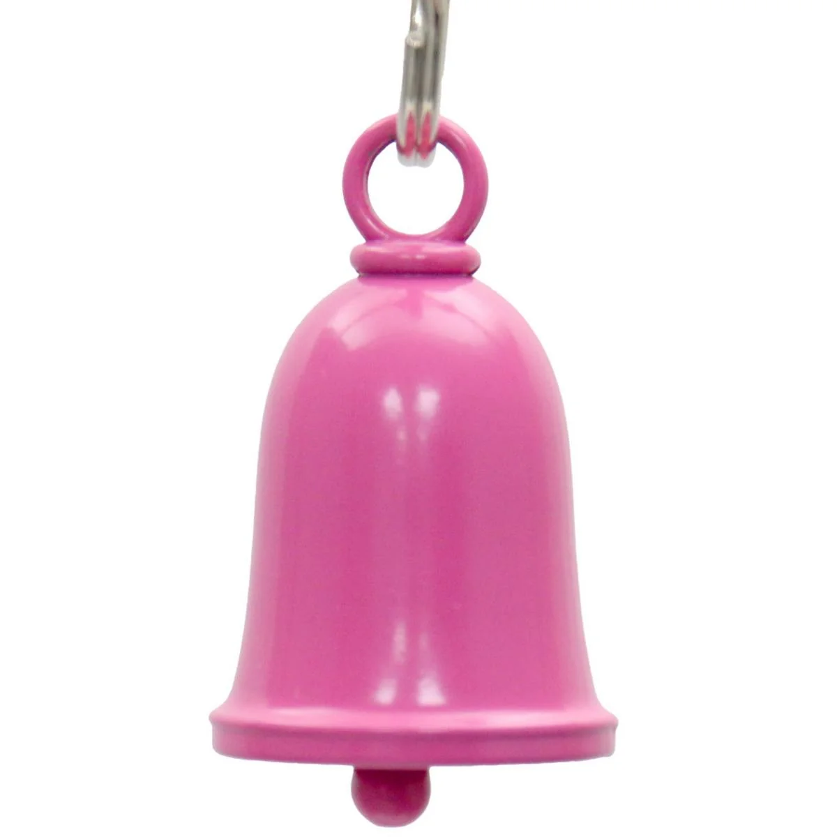 High-Grade Milwaukee Leather MLB9172 Pink Motorcycle Good Luck Bell w Key Ring-Key Chain Accessory for Bikers Traditional