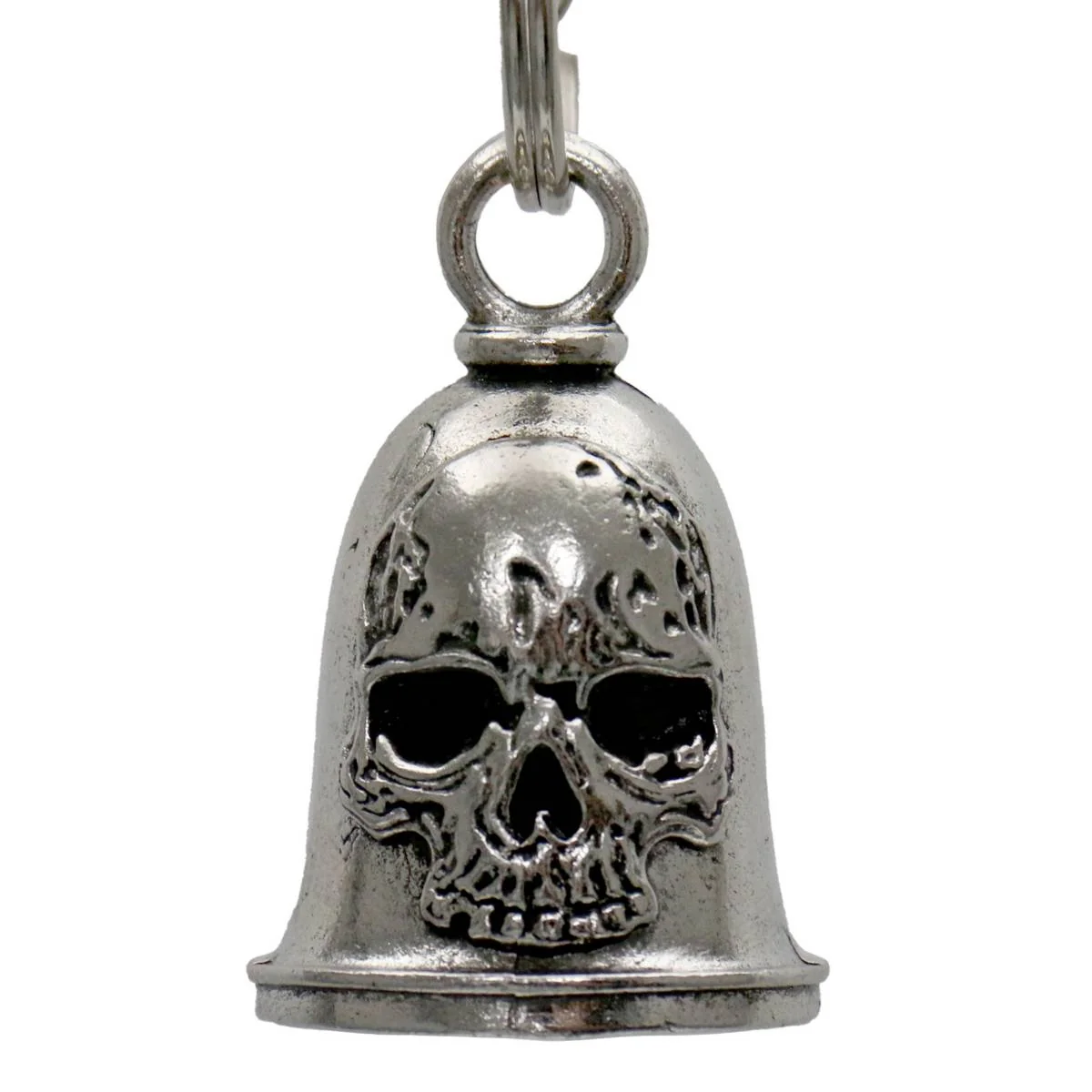 Prestigious Milwaukee Leather MLB9138 Skull Bell Motorcycle Good Luck Bell w Key Ring-Key Chain Accessory for Bikers Exceptional