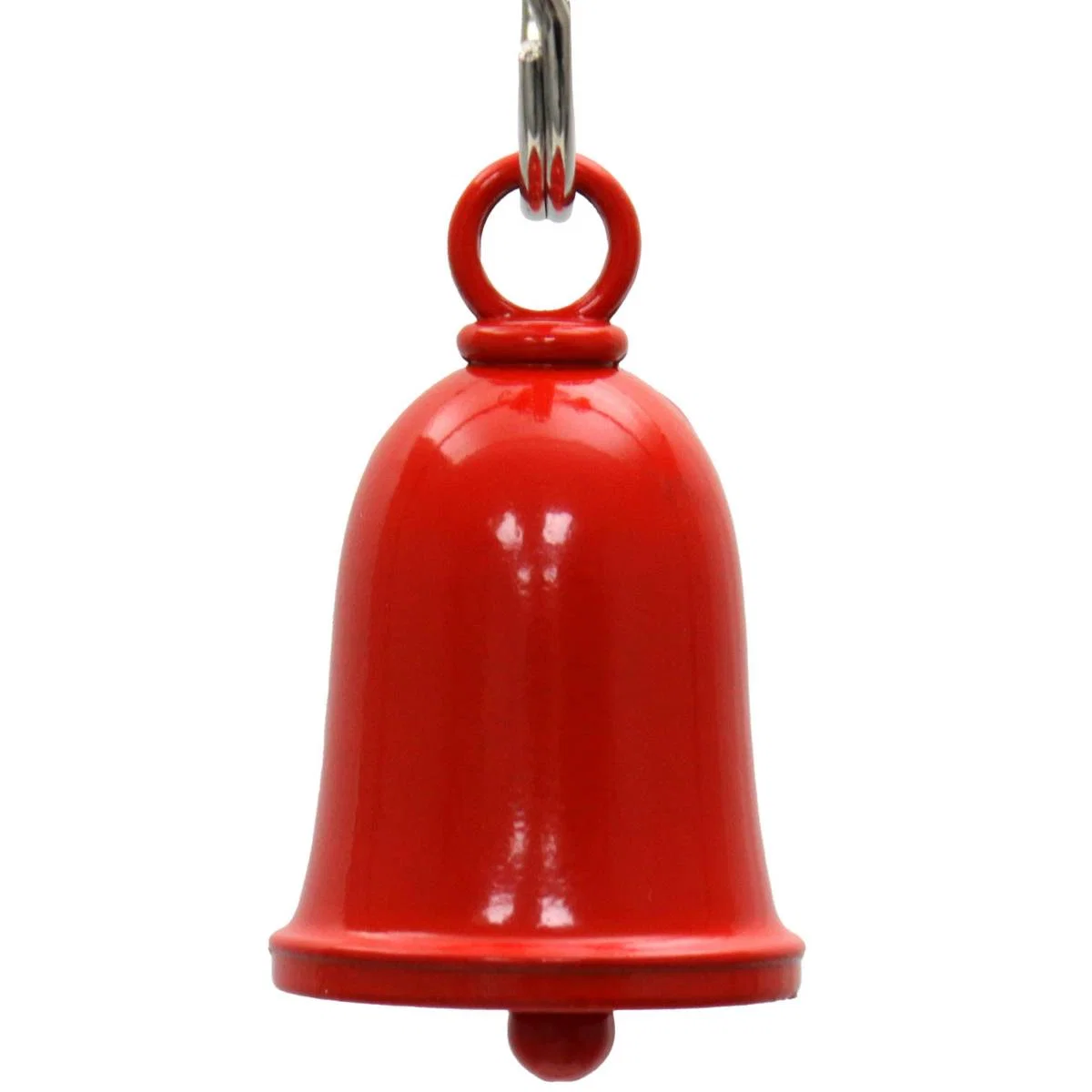 Original Milwaukee Leather MLB9174 Fire Red Motorcycle Good Luck Bell w Key Ring-Key Chain Accessory for Bikers Luxury