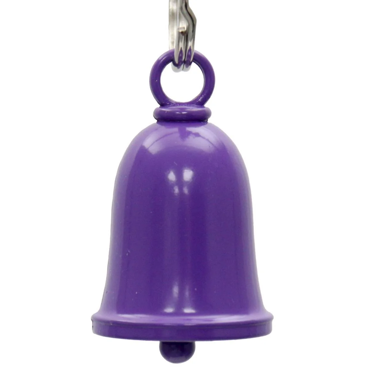 Proven Milwaukee Leather MLB9169 Matte Purple Motorcycle Good Luck Bell w Key Ring-Key Chain Accessory for Bikers Effective