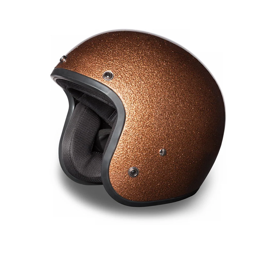 Organic Close Out Daytona Helmets DC7-RB Cruiser Root Beer Metal Flake ¾ Open Face Helmet Functional