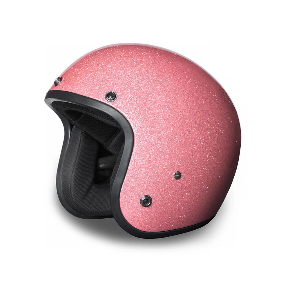 Advanced Close Out Daytona Helmets DC7-P Cruiser Pink Metal Flake ¾ Open Face Helmet Flexible