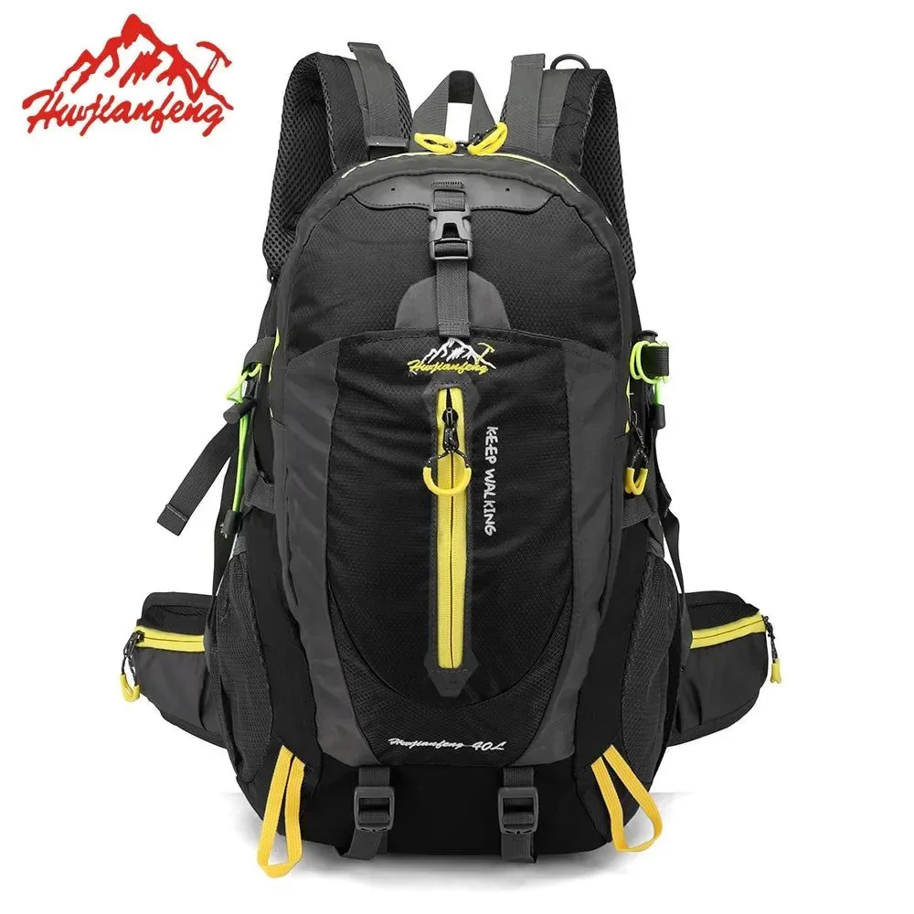 Top-Quality 40L Waterproof Climbing Backpack Outdoor Sports Rucksack for Hiking Camping and Travel Secure