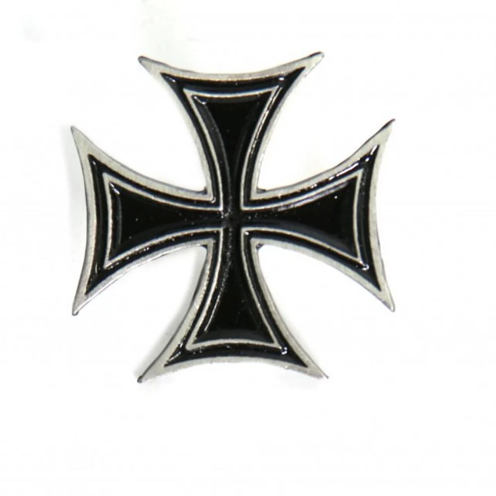 Top-Quality Milwaukee Leather ML9200 Skinny Iron Cross Pin For Jackets Vest Hats and Clothing High-Grade
