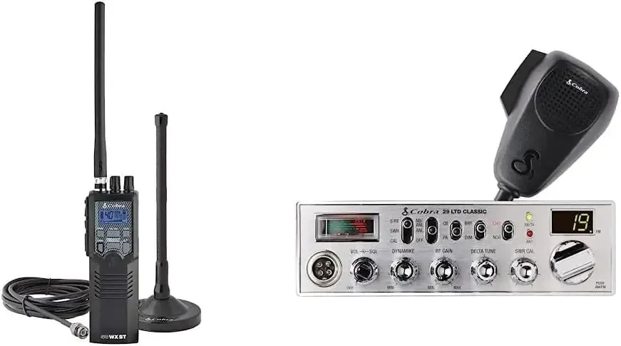 Responsible Cobra CB Radios – Reliable 2-Way Communication with Emergency Channel Access and Weather Alerts High-Quality