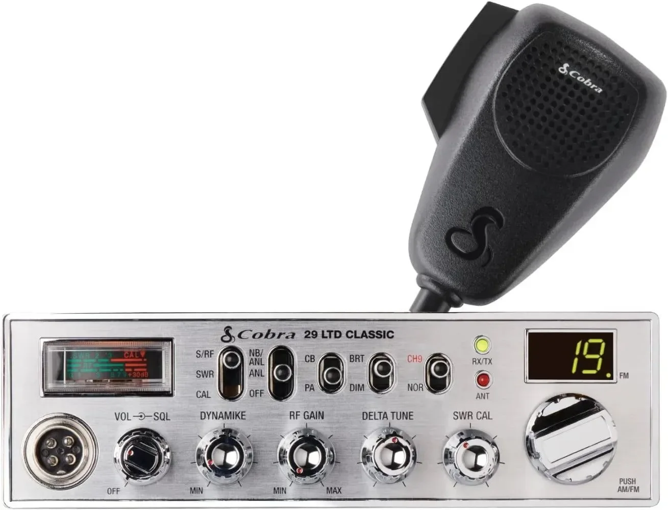 Easy-to-Use Cobra 29 LTD Classic AM FM Professional CB Radio – Easy-to-Operate Emergency Radio with Instant Channel 9 and 4-Watt Output Exclusive