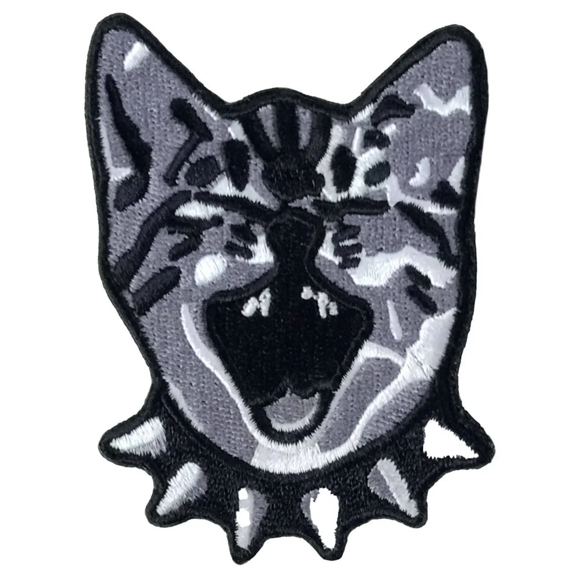 Environmentally Friendly Hot Leathers Cat Yell 2.25 X 2.8 Embroidered Patch PPQ2430 Convenient