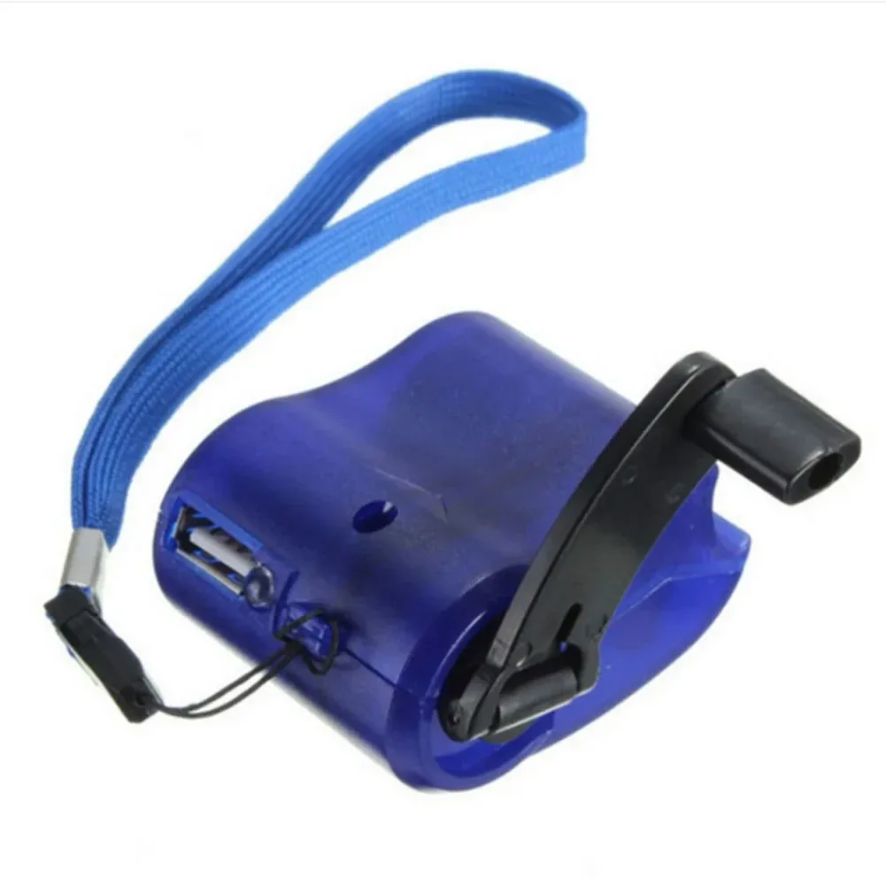 Natural Portable USB Hand Crank Charger – Emergency Mobile Phone Charging Power Generator for Urgent Calls Elegant