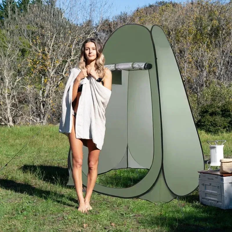 High-Performance Portable Waterproof Anti-UV Shower Tent – Beach Camping and Hiking Privacy Shelter Proven