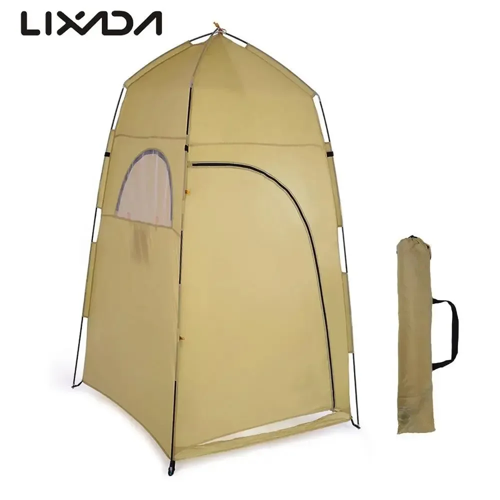 Practical Outdoor Waterproof Changing Fitting Tent – Portable Anti UV Shower Bathing Tent for Camping Beach Travel Privacy Toilet Fine