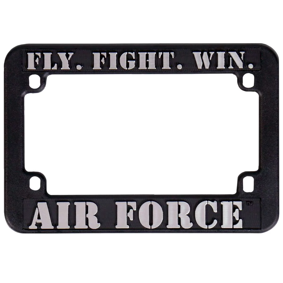 Relaxed Hot Leathers Fly. Fight. Win. Air Force License Plate Frame MPA1710 Excellent
