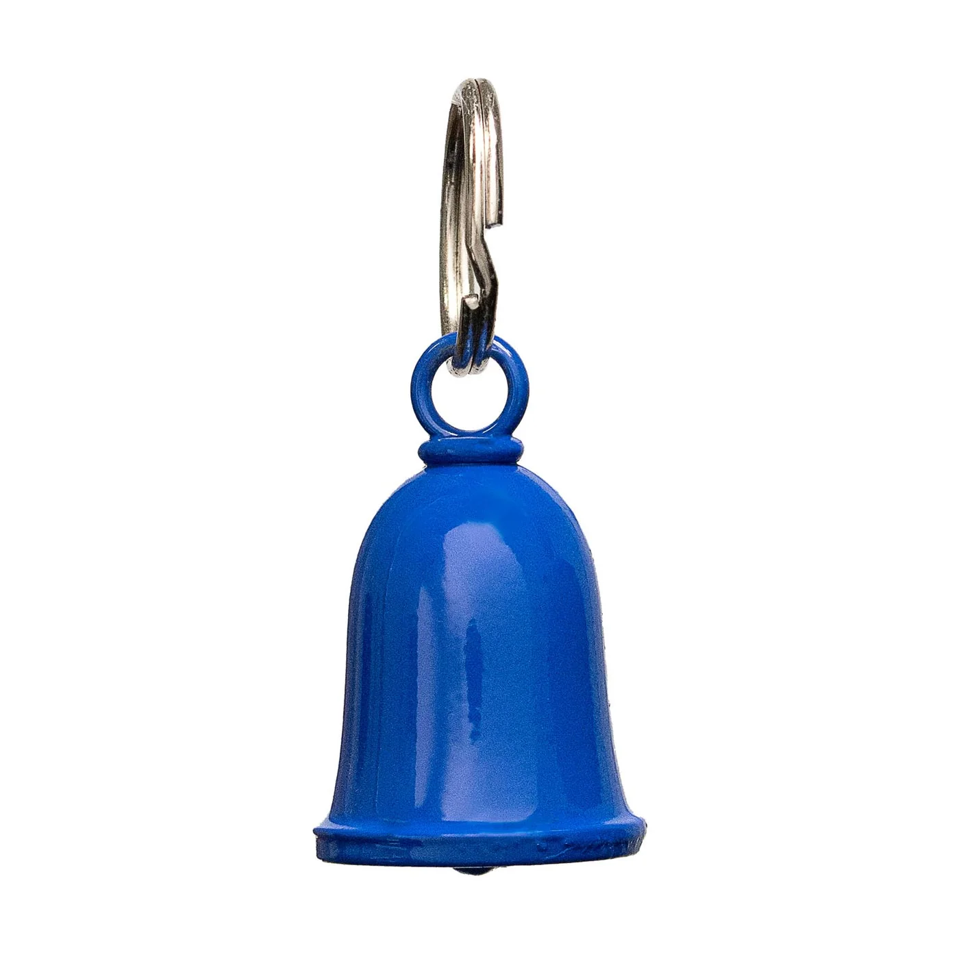 Fashionable Milwaukee Leather MLB9177 Glitter Blue Motorcycle Good Luck Bell w Key Ring-Key Chain Accessory for Bikers Modern