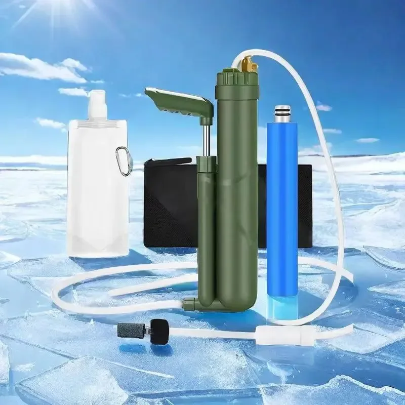 Minimalist Filterwell Portable Hand Pump RO Water Filter – Reverse Osmosis 0.0001 Micron 8000L Life SGS Eco-Friendly