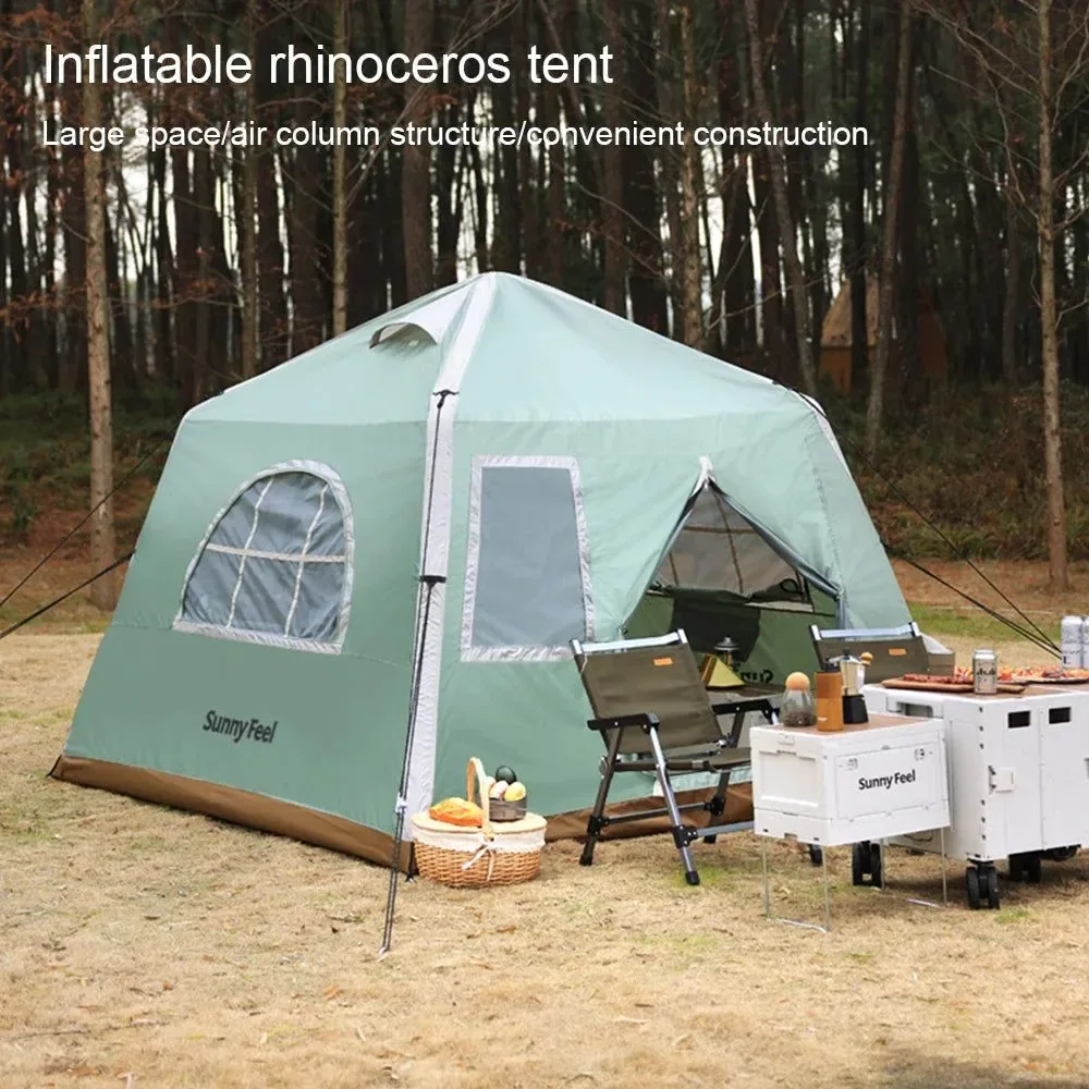 Solid Oxford Cloth Inflatable Tent Luxury Waterproof Pop-Up Tent for Camping Parties and Outdoor Adventures Prestigious